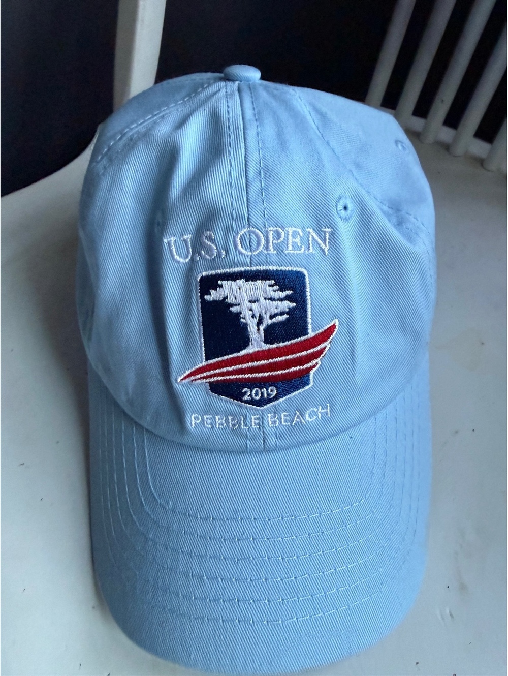 US Open 2019 Pebble Beach Light Blue Adjustable Baseball Cap Hat
